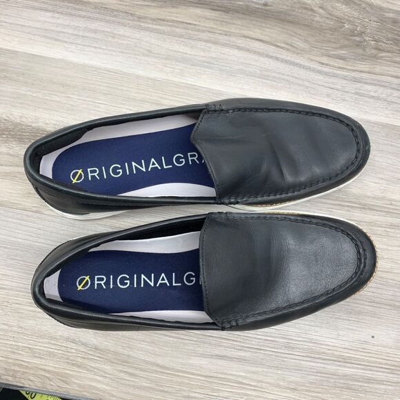 Cole Haan Men\'s Original Grand Venetian Loafer Black Leather Slip On Size 8 M